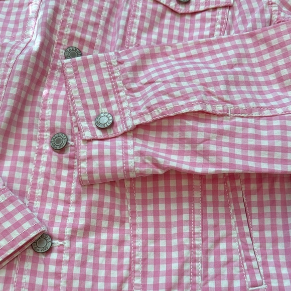 Talbots Pink Gingham Jacket - Picture 2 of 4